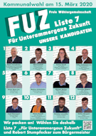 FUZ Plakat Kandidaten